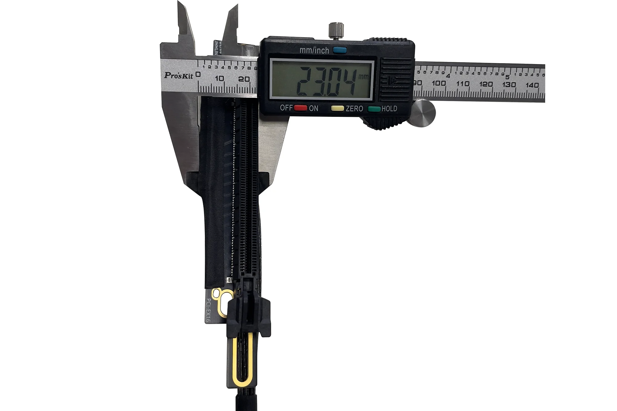 PCIE 4.0 X8 para X16 Riser Cable Adaptador de servidor AI esquerdo direito integrado com manga