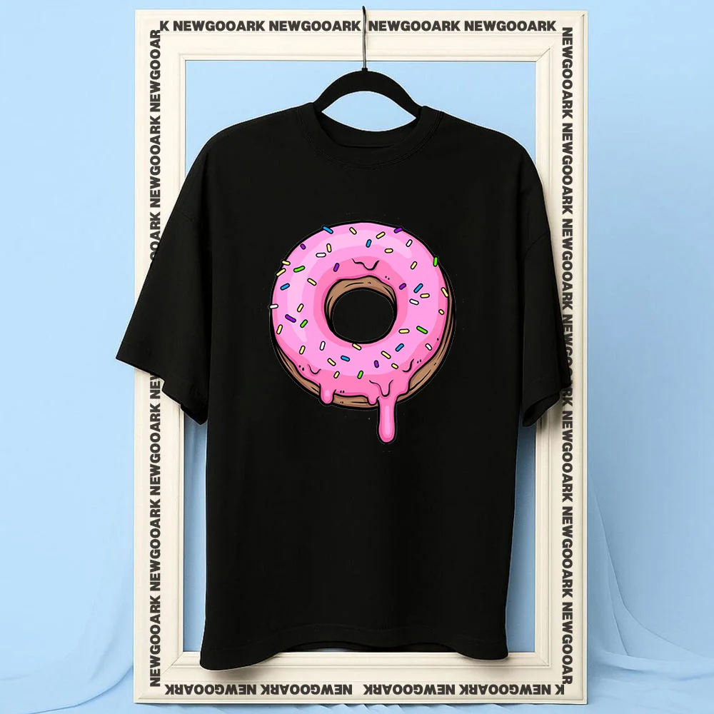 Nuts for Donuts Shirt Woman Man Summer Cotton Graphic T Shirts Adult Streetwear Camisetas Short-sleev Breathable O-neck