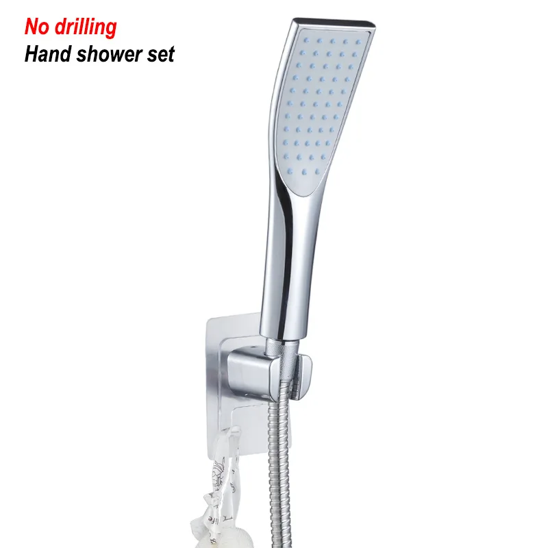 Handheld shower cross-border Europe, America and Japan Xiamen single-function plastic ABS electroplated shower head pressurized
