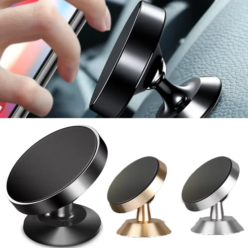 

360 Rotatable Magnetic Car Phone Holder Best-selling Popular Magnet Mount Mobile Phones Bracket Auto Interior Accessories