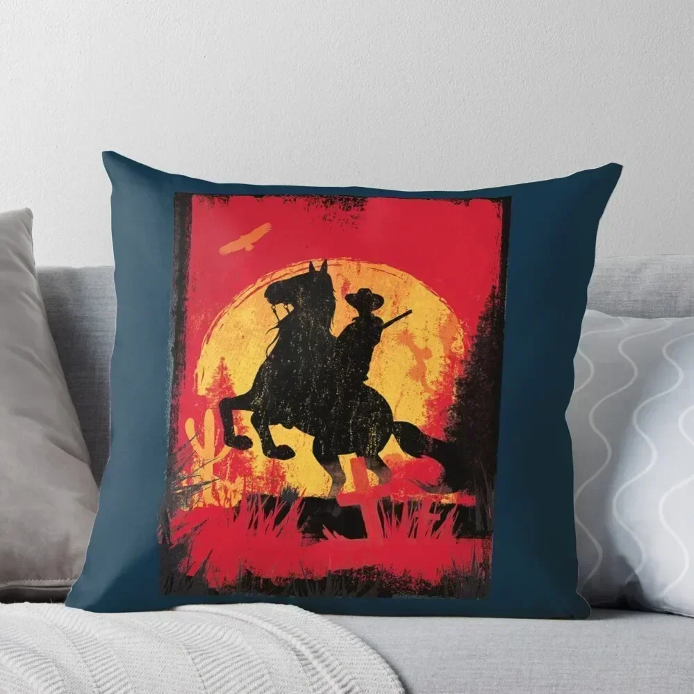 

RDR Sunset Throw Pillow Christmas Pillows Decorative Cushion Embroidered Cushion Cover Luxury Pillow Cover pillow
