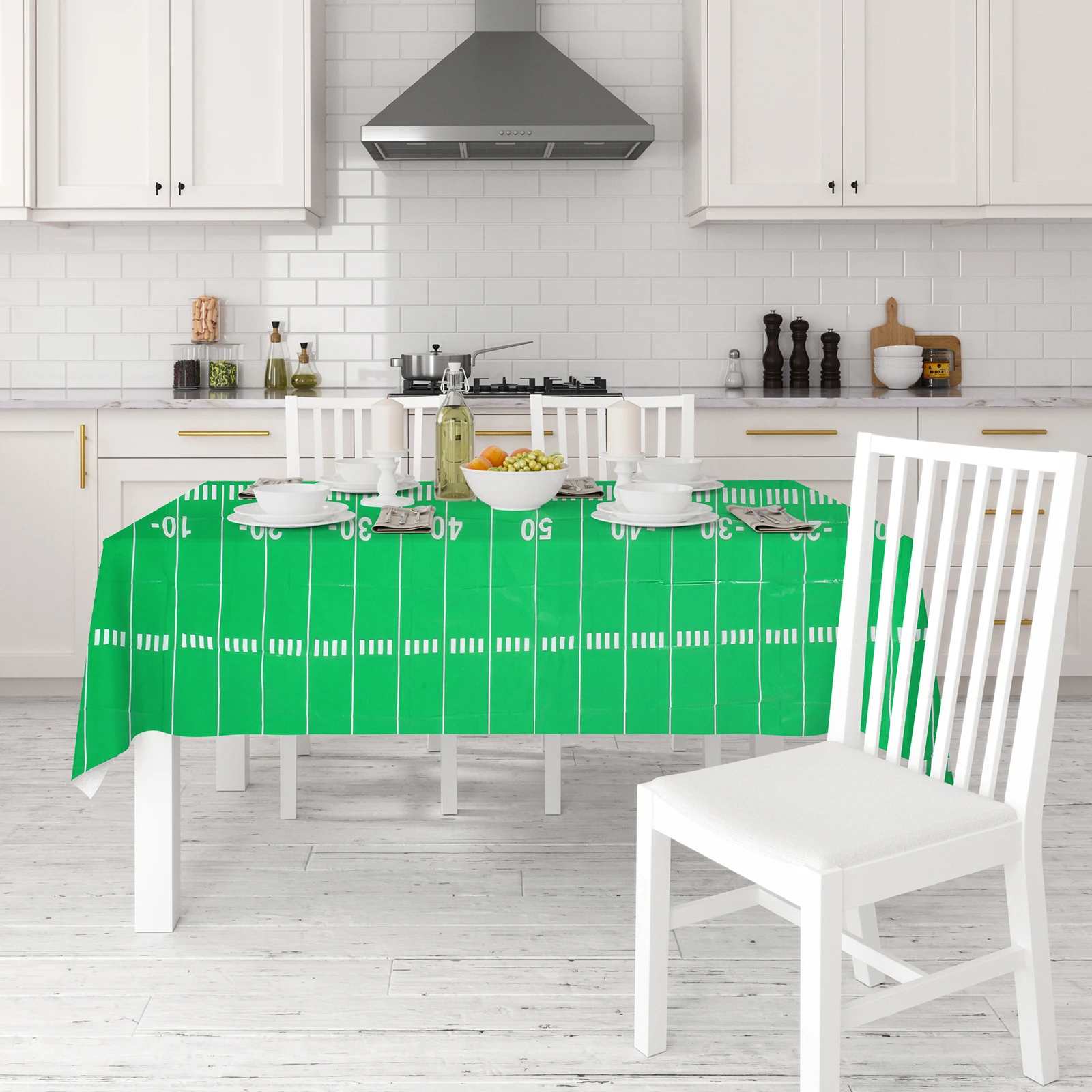 

2 Pcs PVC Rectangular Football Party Supplies Tablecloths Disposable Tablecloths Rectangle Party Covers Sports Theme