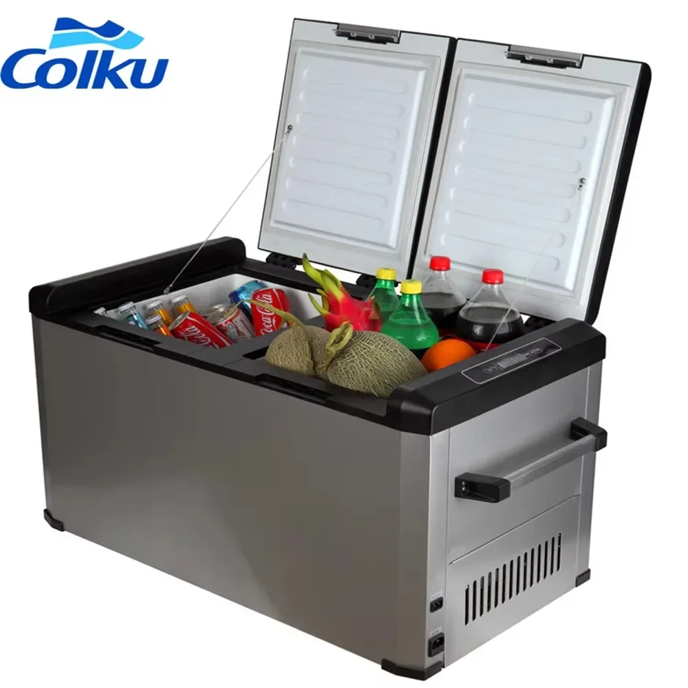 DC-62FD Colku Refrigerator 60L 12v RV Refrigerator Shockproof Mobile Fridge Hotel Use with APP