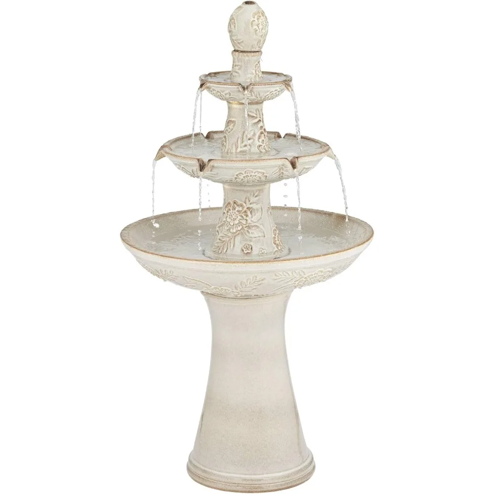 italian outdoor decor ceramic floor fountain, 45