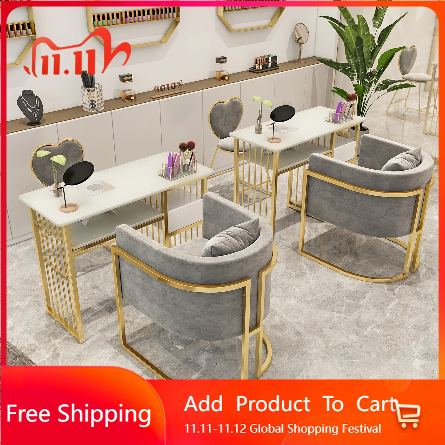 

Nordic Modern Manicure Table Light Luxury Professionals Designer High Quality Desk Easy Clean Organizer Nageltisch Furniture