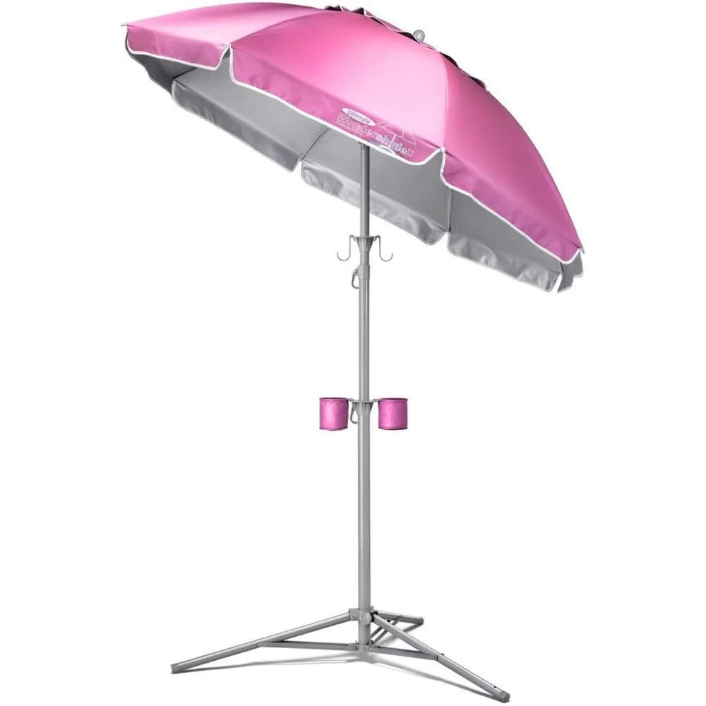 

Portable Sunshade Umbrella, Lightweight and Adjustable for Instant Sun Protection - Pink
