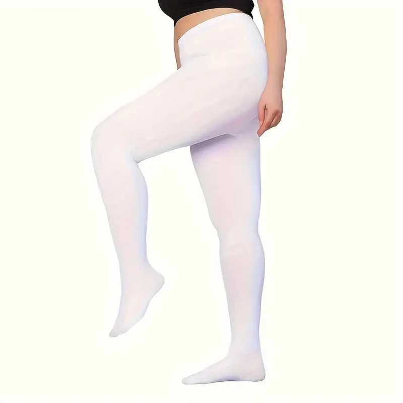 Plus Größe 120D Samt Strumpfhosen Für Frauen Sexy Einfarbig Strumpfhosen Weibliche 14 Farben Elastische Strumpfhosen Weiche Mode Leggings neue – Detail 2