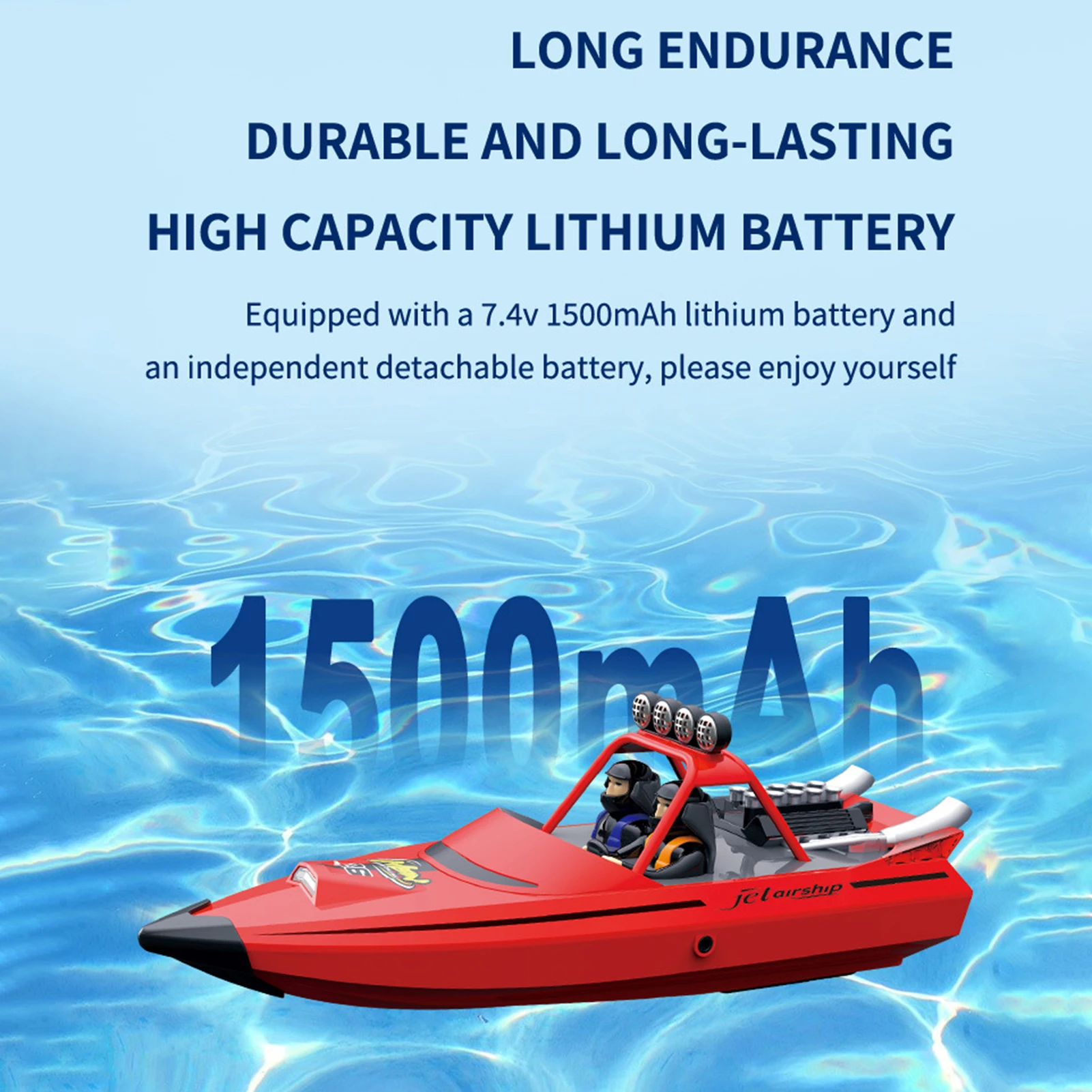

Remote Control Boat 28km/h High Speed Low Battery Reminder Water Cooled Cooling 2.4GHz RC Ship Toy for Kids Adults Boys
