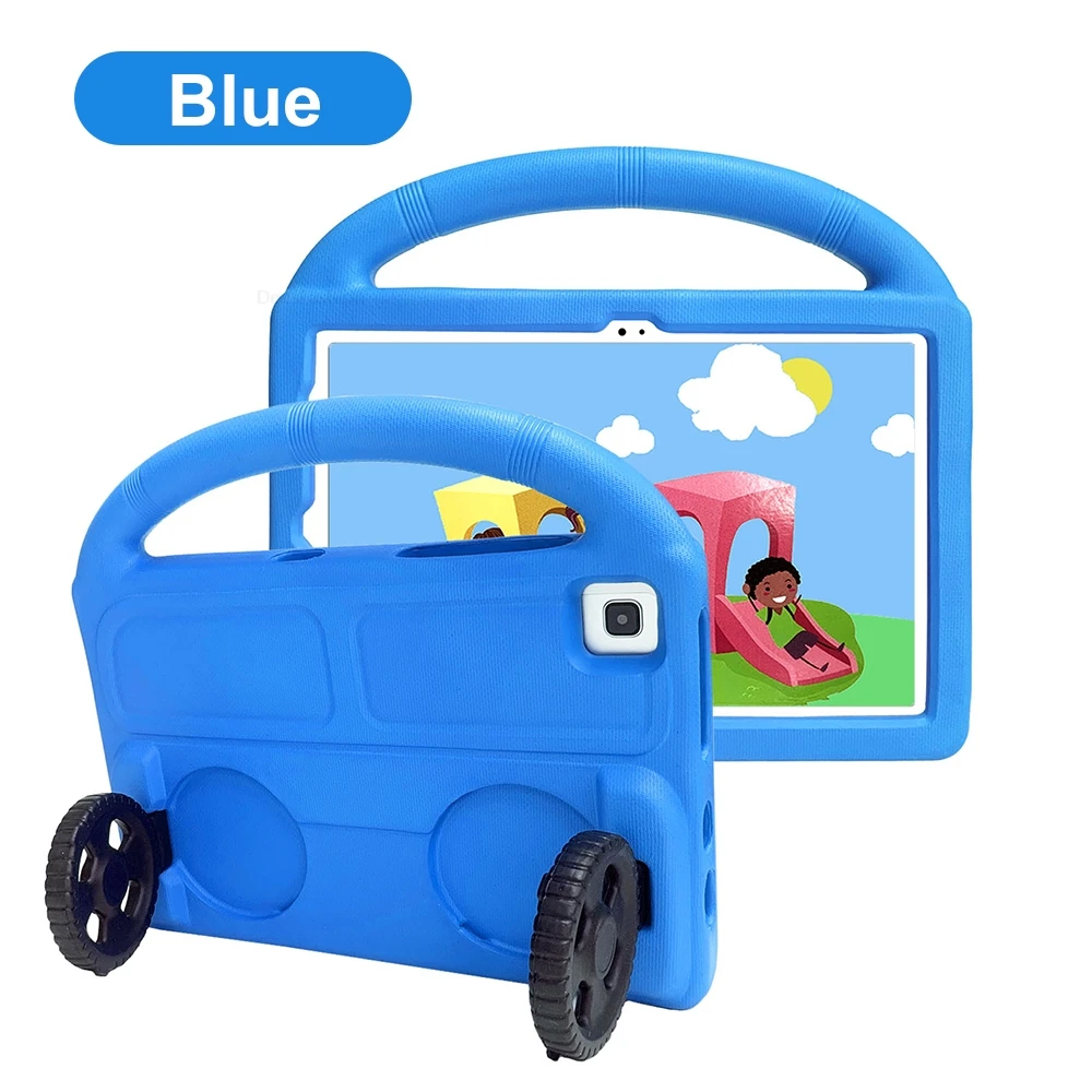 Kids Case For Samsung Tab A9 A11 Plus A7 Lite 8.7 A 8.0 T380 T387 T290 EVA Wheel Tablet Cover For Tab 3 4 E 8.0 T310 T330 T375