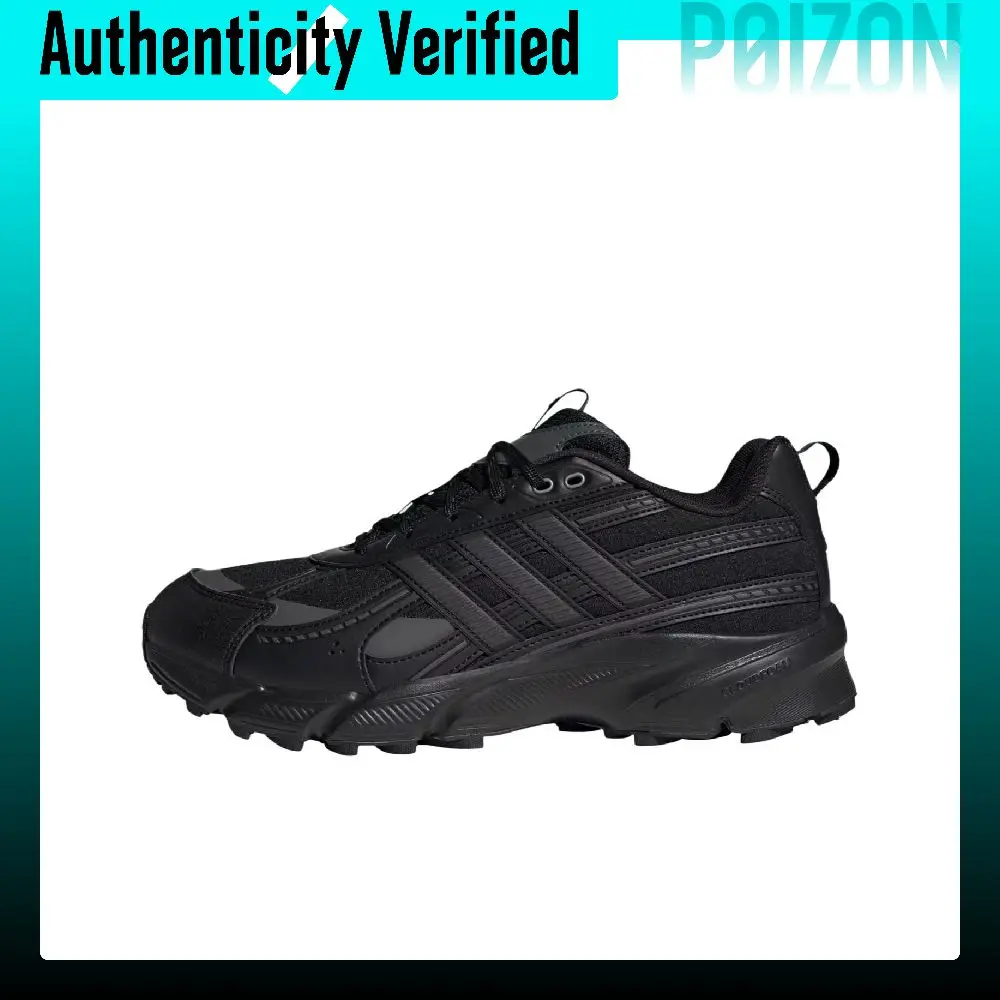 Adidas TECHNOCHAOS 2000 Running Shoes Men's Low-top Core Black/Carbon Black KI6612