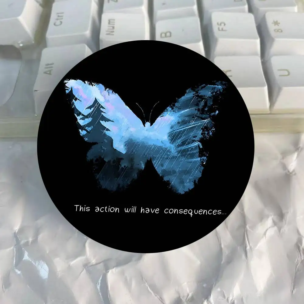 الحياة غريبة هذه العمل سيكون لديهم شارات مستديرة صفيح عملة بروش الملابس على ظهره الملحقات التلبيب دبوس