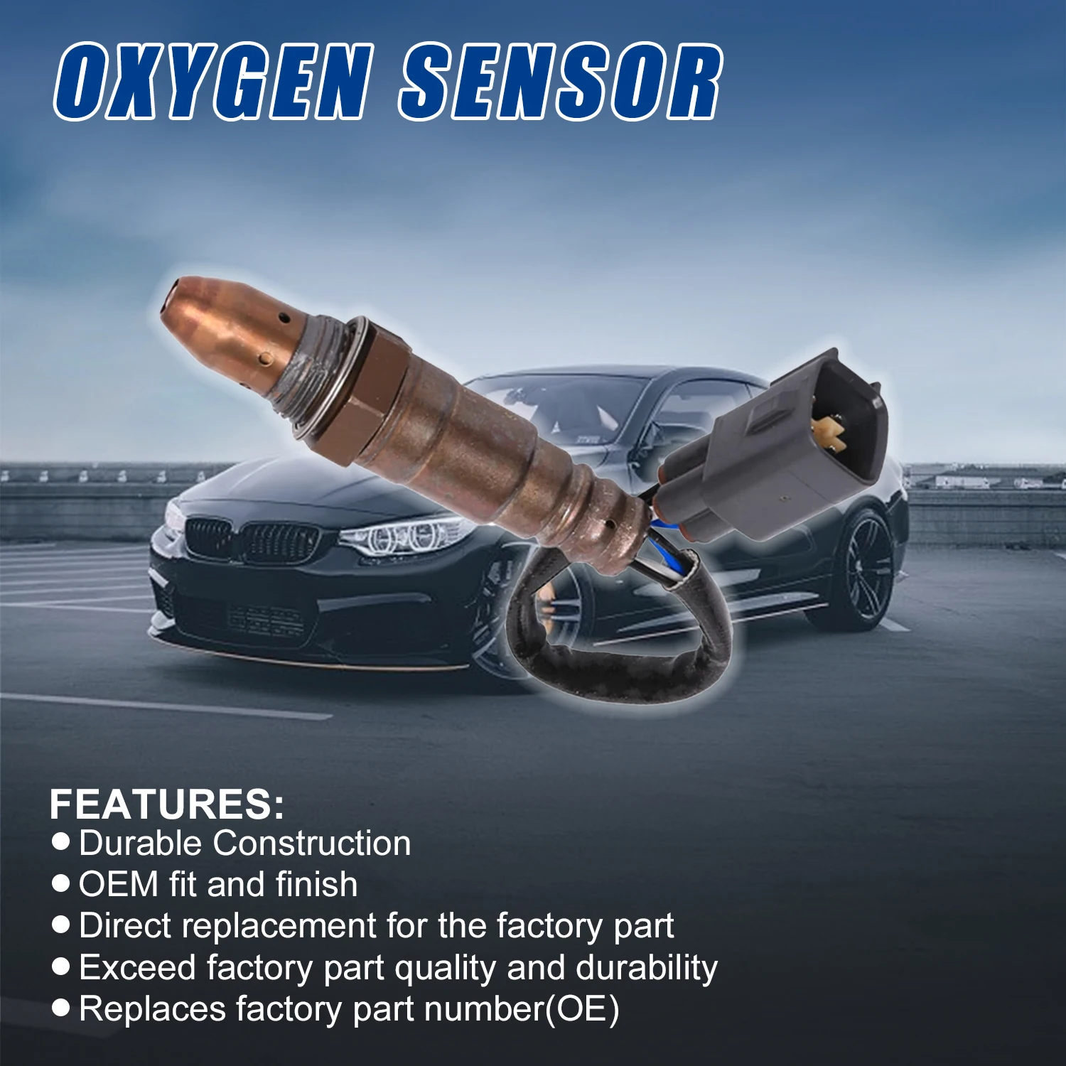 RIGHTPARTS Oxygen Sensor Lambda O2 Sensor Car Air Fuel Ratio O2 Sensor  89467-52130  8946752130 For ToyotaAuto Replacement Parts