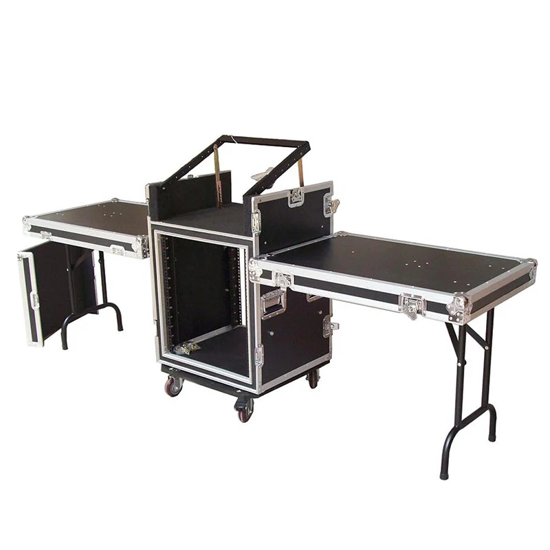 50cm 70cm Flight Case Work Bench DJ Support For 12U 16U Flight Rack Case Accessories Computer Stand Cabinet Stage HardwareFittin