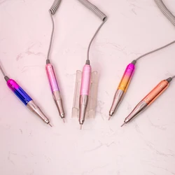 65w Coreless Hanlde Nail Drill Machine Accessories Base Transparent Clear Protective Shell Case for SN357S Coreless Handpiece