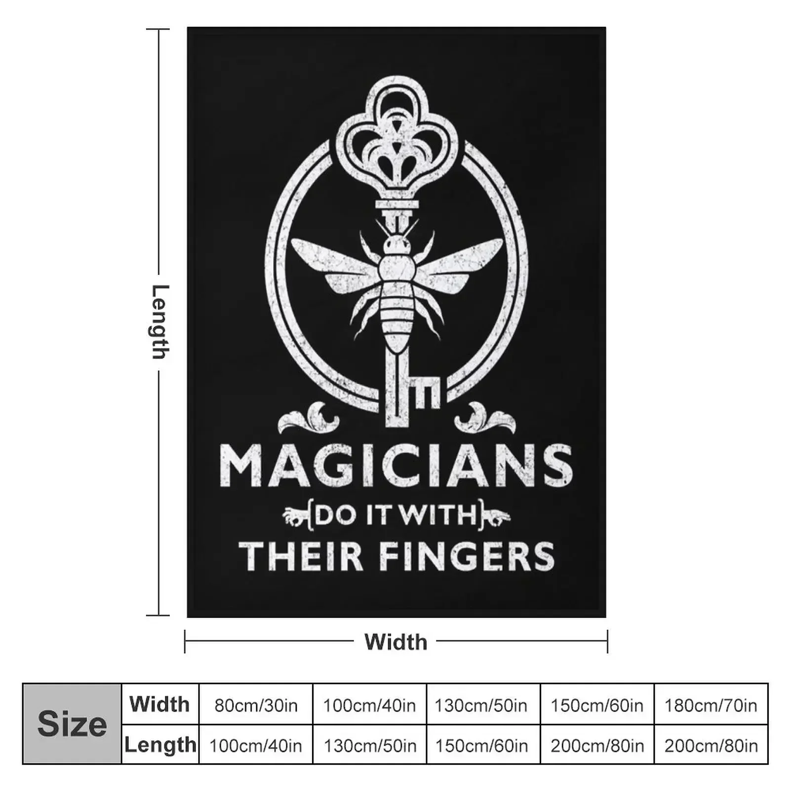 Day Gifts Magicians Do It With Their Fingers Halloween Throw Blanket Hair Bed covers Warm Polar Decorative Sofas Hairy Blankets
