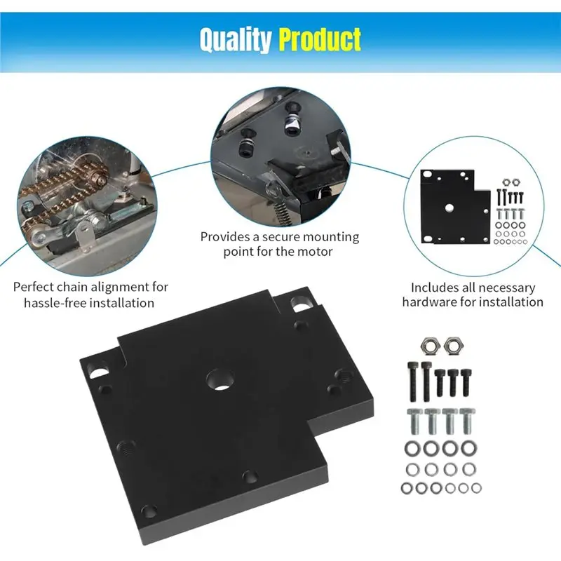 A23Z Upgrade Adapter Board Black CNC Mounting Bracket Kit for MX350 MX450 Pocket MY1020 Brush Motor 48V 1000W
