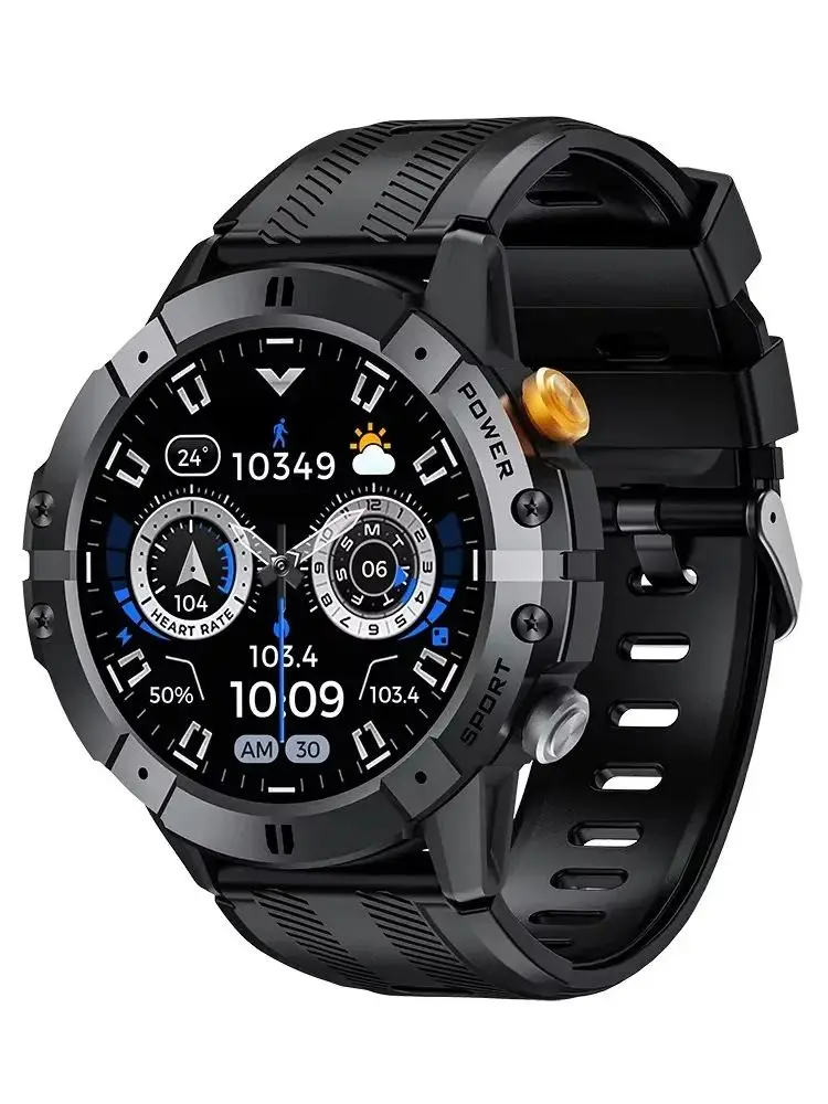 [Versand aus Polen] Smartwatch CUBOT C29, 1,52-Zoll-Bildschirm, 1 ATM wasserdicht, Sportuhr, 410 mAh Akku, Bluetooth-Anrufe, Herzfrequenz- und 24-Stunden-Gesundheitsüberwachung
