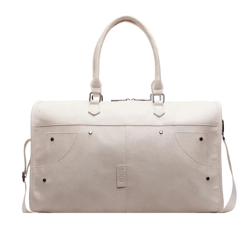 موضة بولي PU حقائب السفر سعة كبيرة جودة عالية الصلبة شعبية الخياطة الموضوع النمط الكلاسيكي حقيبة سفر للنساء 2026 جديد