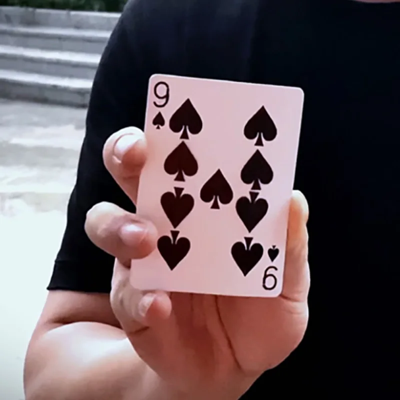 5 إلى 9 (نسخة مطورة) الخدع السحرية الساحر عن قرب أوهام الشوارع الحيل الدعائم البصرية تتحرك نقطة بطاقة تغيير ماجيا