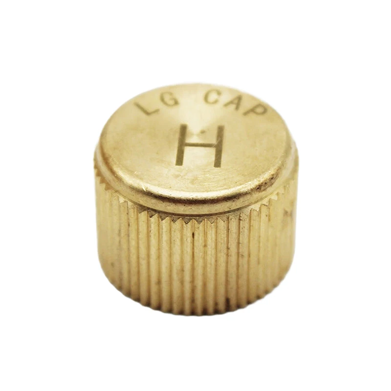 New Car Air Conditioner Refrigerant Dust Cover Valve Core Caps High Low Side Port Cap Auto High Low Pressure Caps Accessories