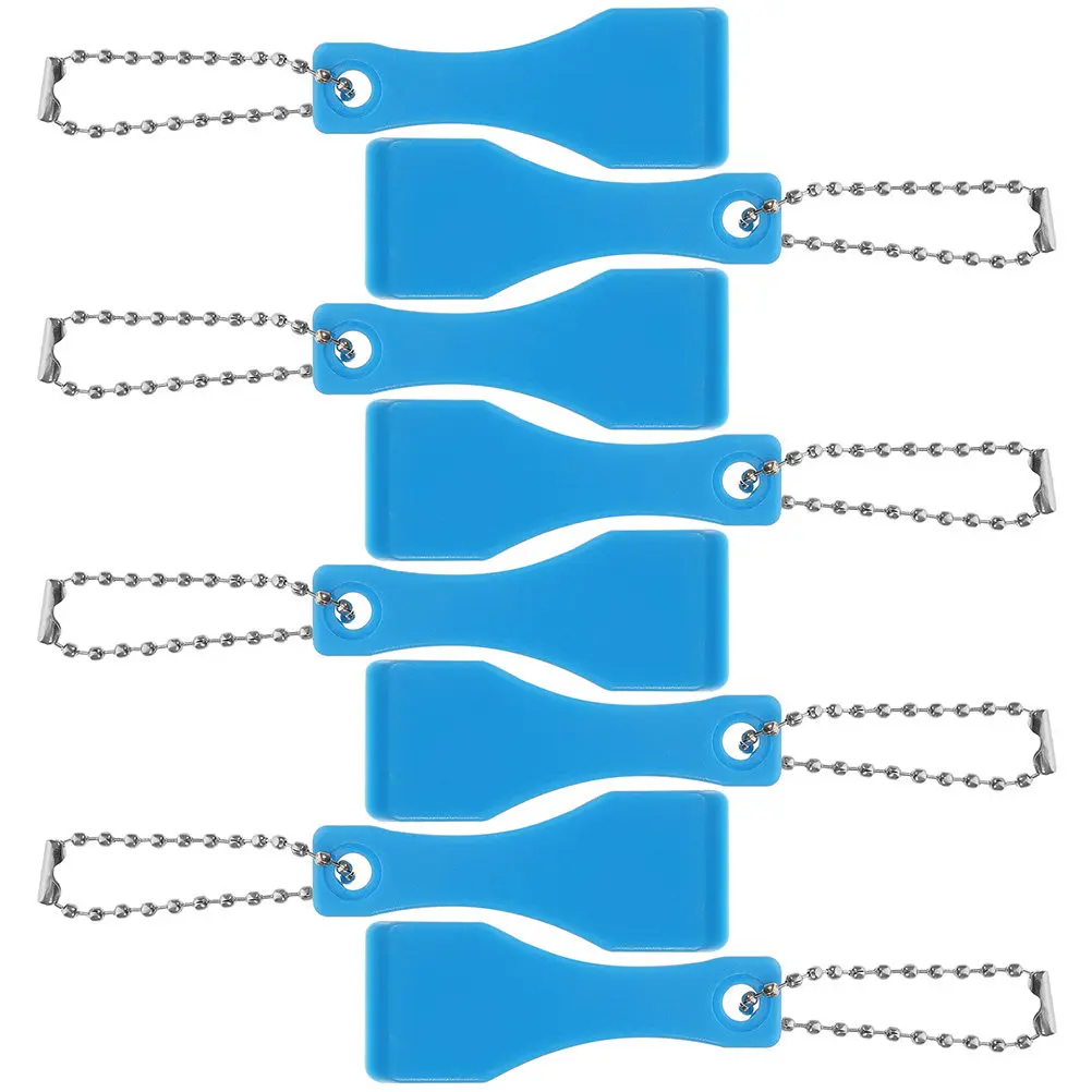20Pcs Lightweight Plastic Lottery Scratcher Keychain Style Scratch Off Tool Versatile Scraper for Tickets Stickers Films Rv Boat