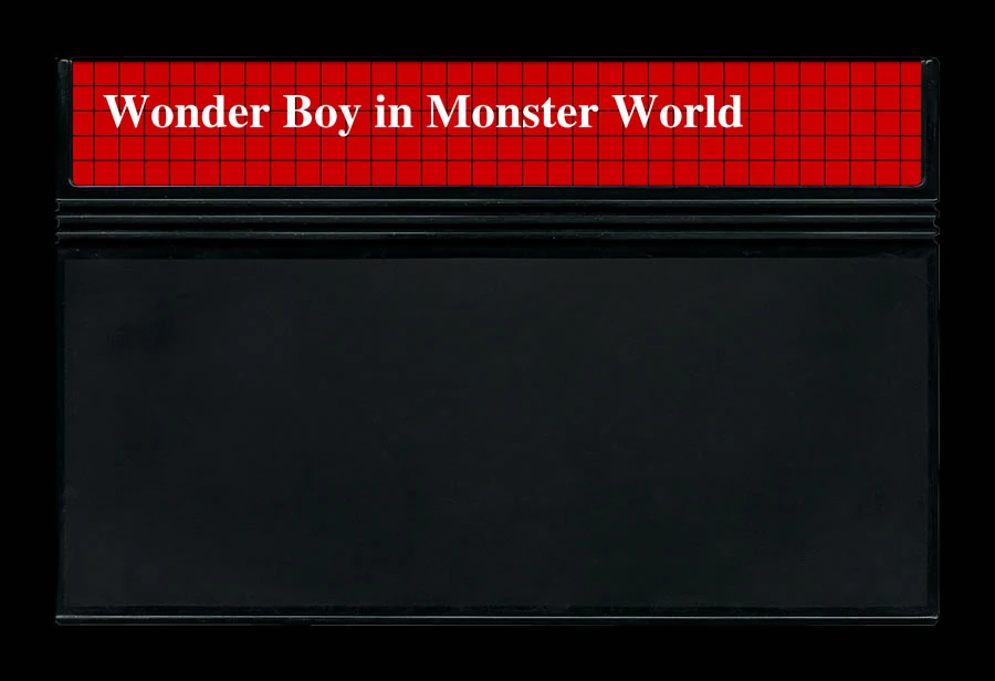 

SMS game cartridge : Wonder Boy in Monster World ( USA Version! English Language!! )