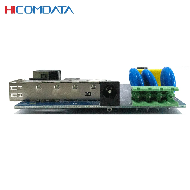 2-portowy przemysłowy przełącznik 100M PCBA 1*100M port SFP i 1*10/100M portów RJ45, obsługa portu światłowodowego moduł SFP