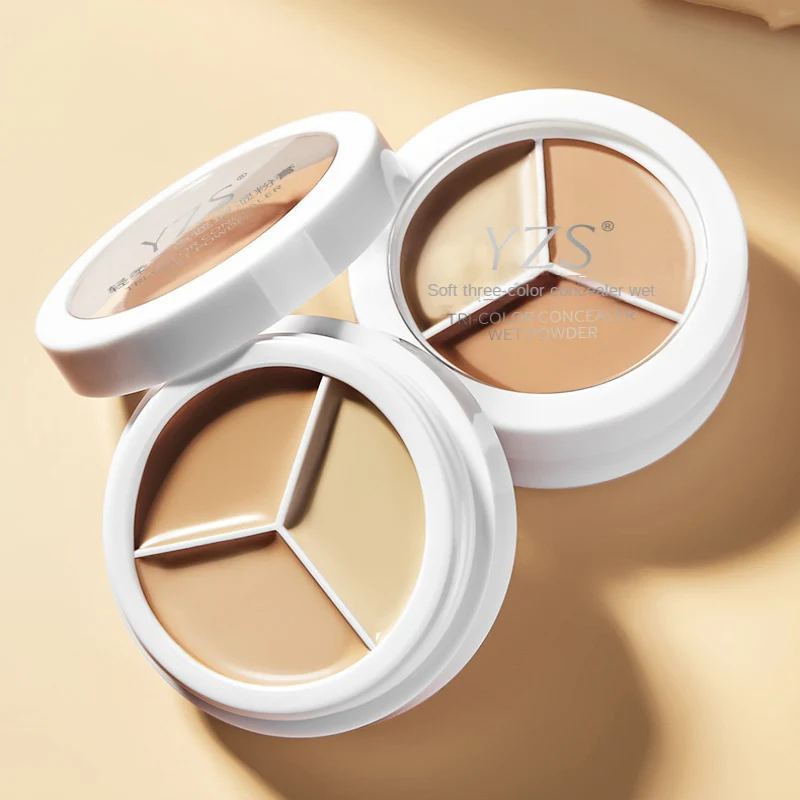 3 Colors Concealer Palette Makeup Face Eye Contour Face Spot Concealer Dark Circle Correcting Face Makeup Skin Care TFIT