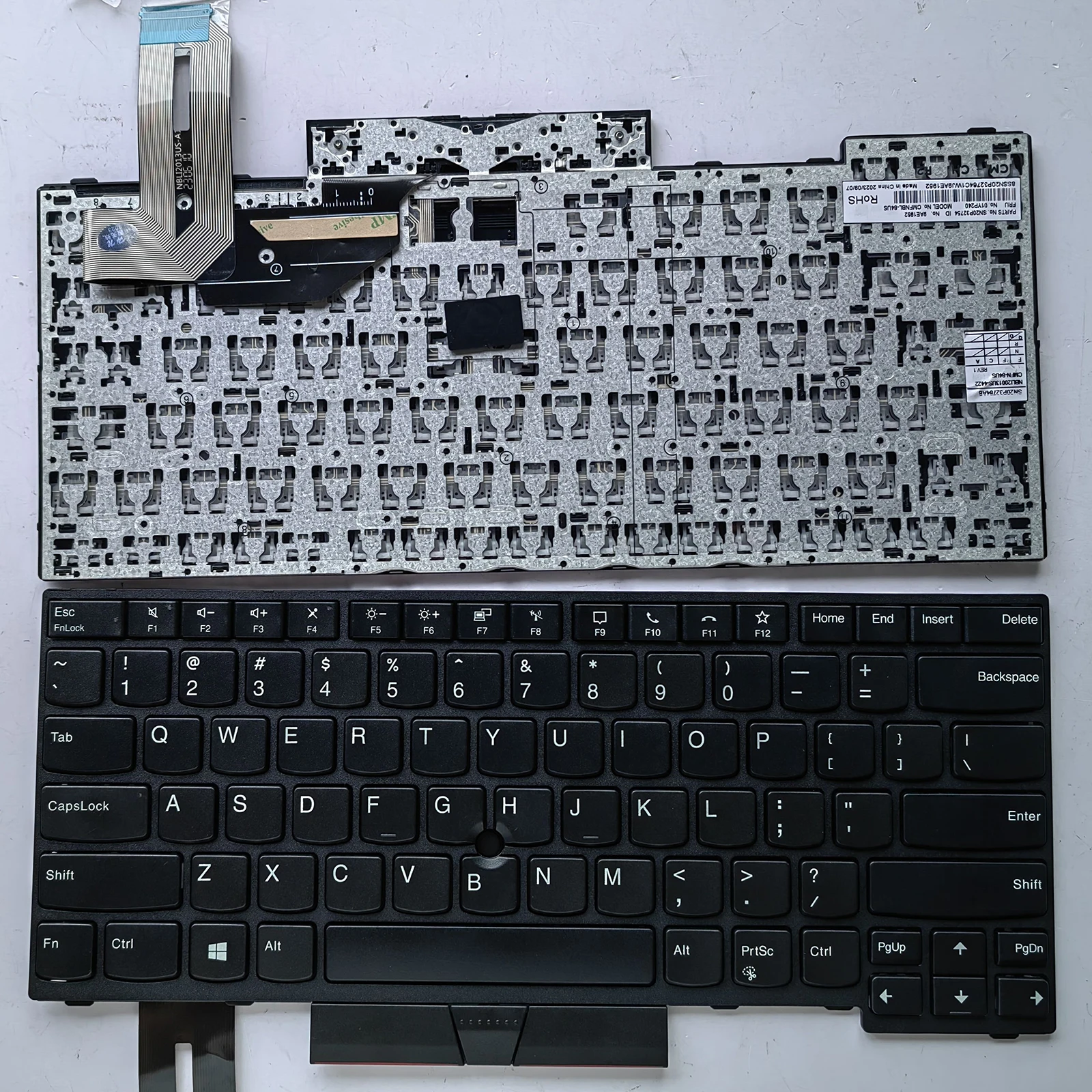 ノートパソコン交換用 US レイアウトキーボード Lenovo Thinkpad T14 