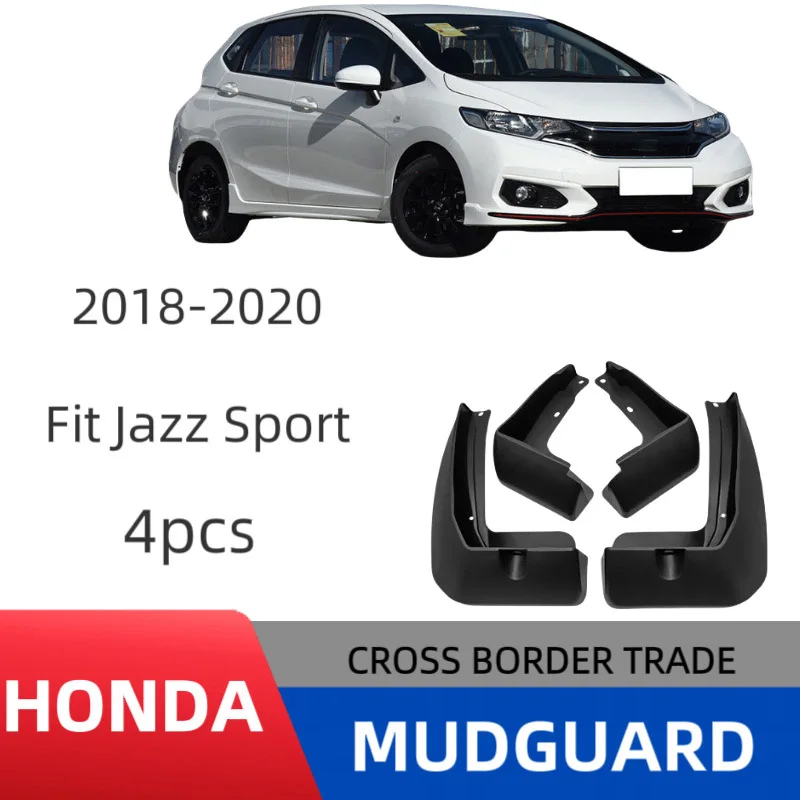 

Mudguards For 2018-2020 Fit Jazz Sport Mud Flaps Mudflap Front Rear Fender Anti-splash Mudguards Guard Splash Car Accessories