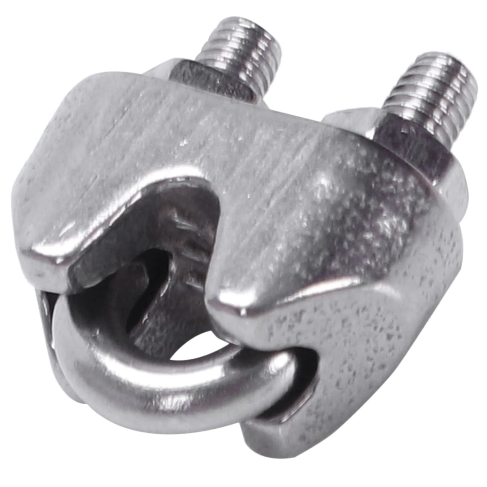 BAAG-2Mm 1/16 Inch Stainless Steel Wire Rope Cable Clamp Fastener 36Pcs