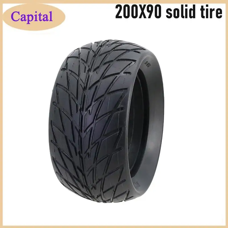 Electric Go Kart 200x90 Solid Tire Balance Car Scooter Tubeless Tirekart