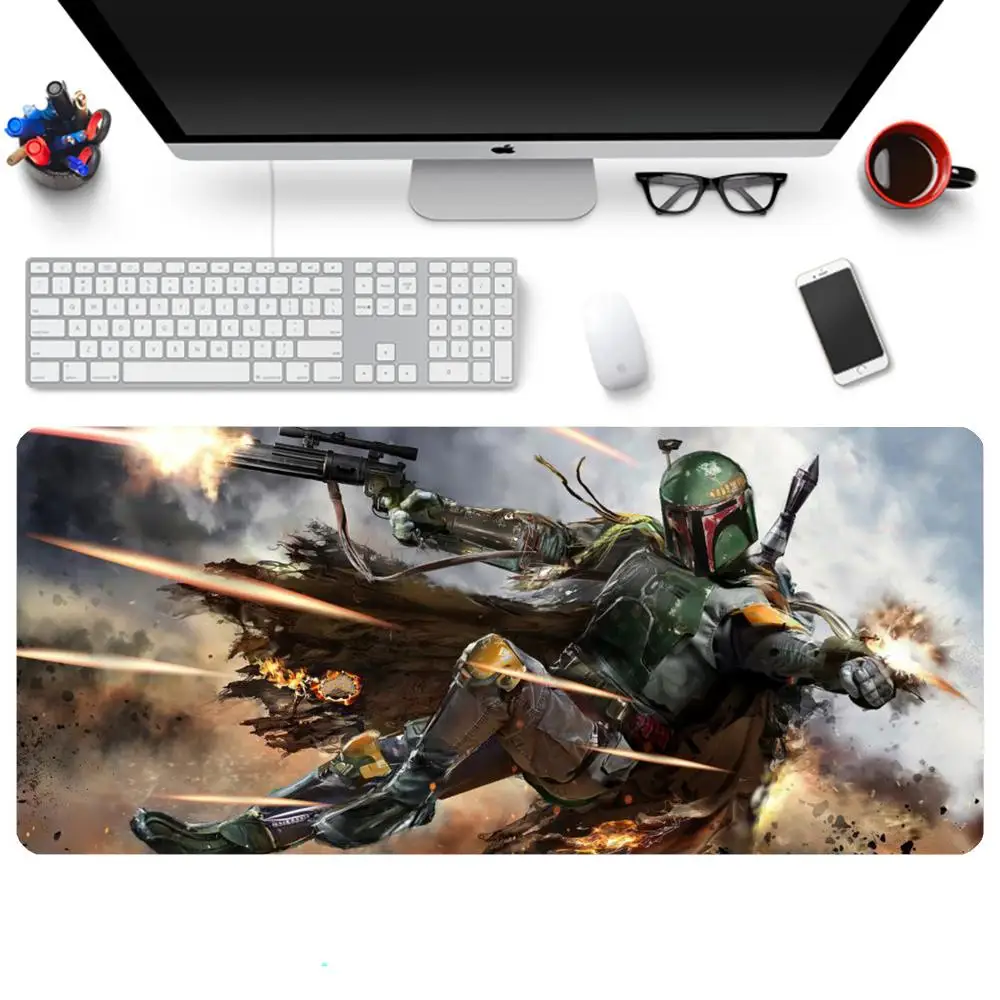 Boba Fett genshin impact mousepad gamer anime hentai Mouse Office Gamer cabinet Pad