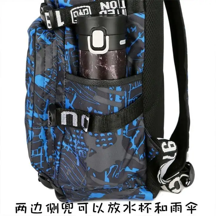 Genshin Impact Game Merchandise Tao Hu Tang Master Anime Double Shoulder Backpack For Boys Girls High And Elementary School A