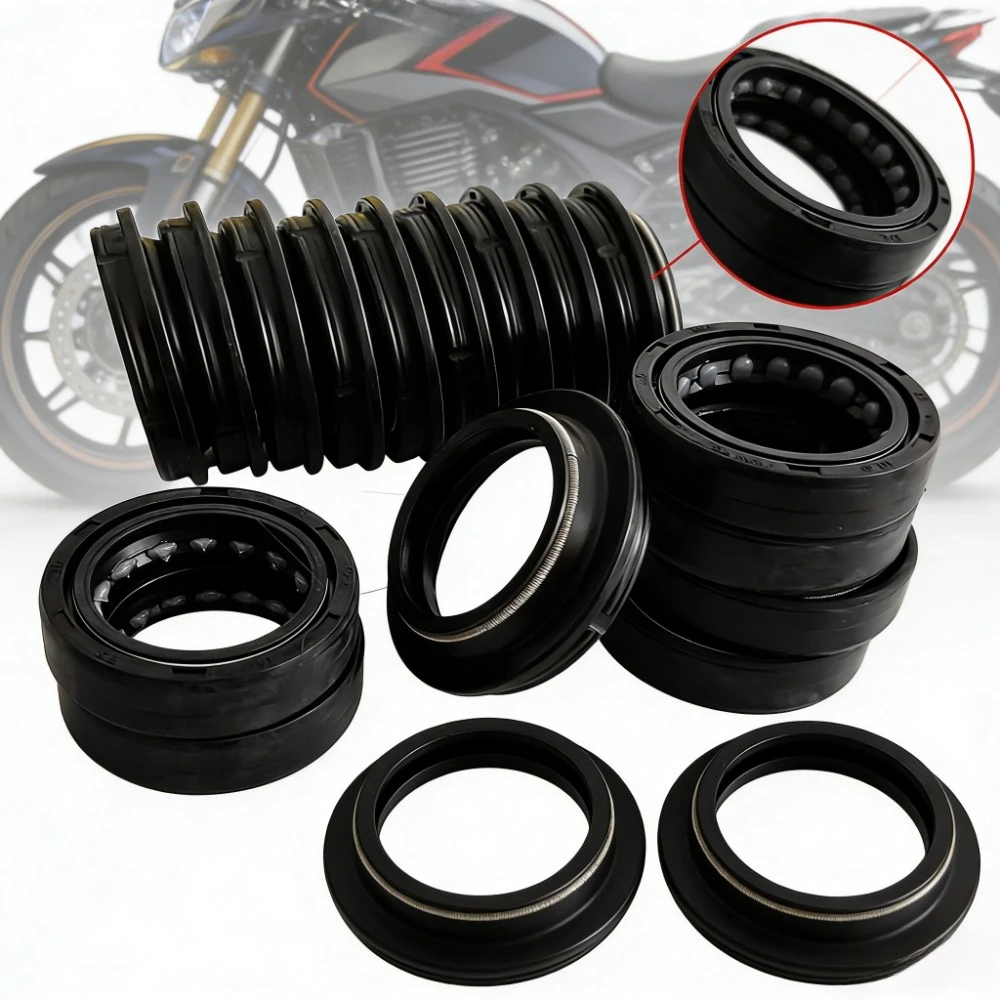 2/4/8/16pc 41x53x8/10.5mm Front Fork Dust Oil Seal For Honda VT750 for Yamaha XVS1100 for Suzuki GSF400 for Kawasaki ZX-6R NINJA