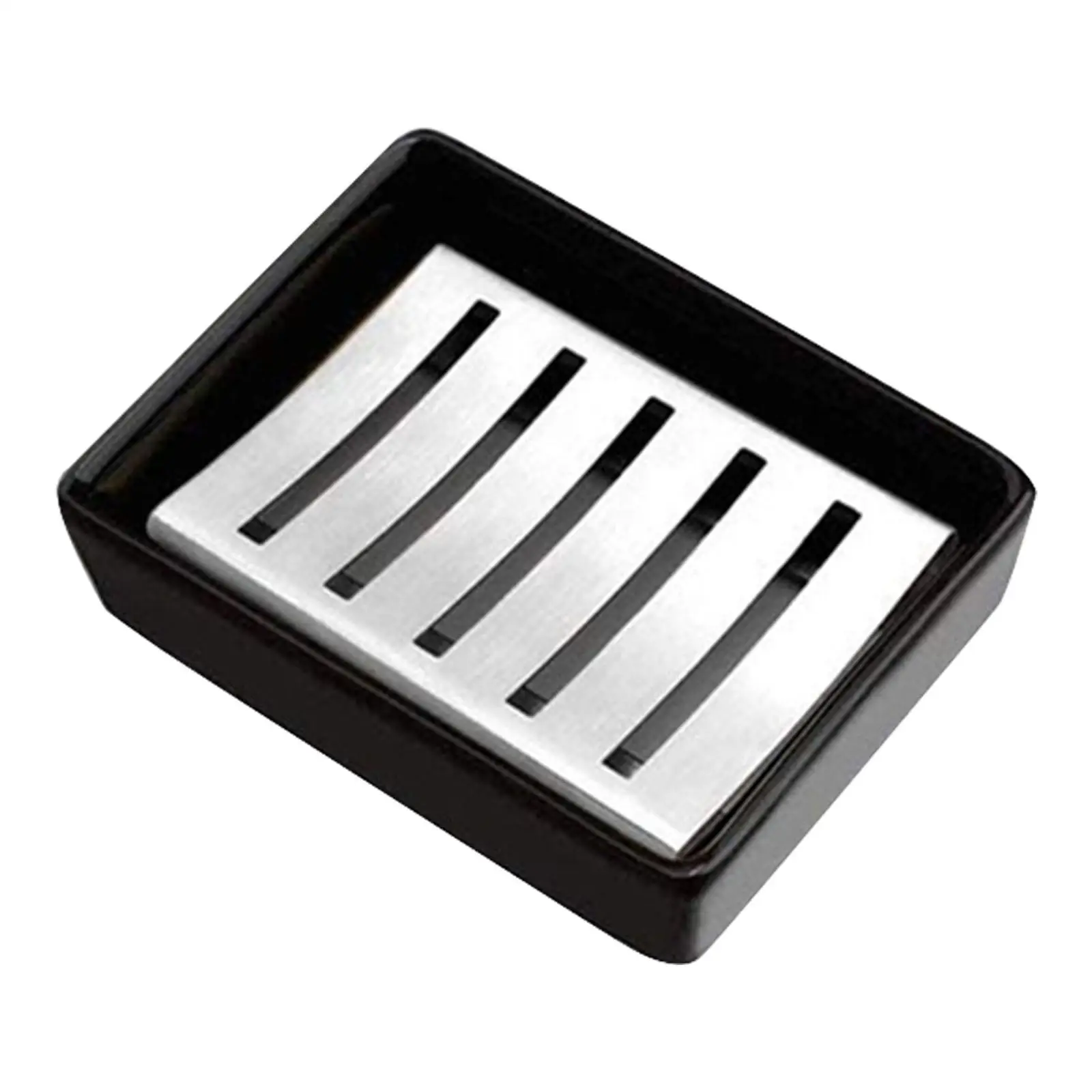 

Soap Dish with Removable Drain Tray Drain Soap Tray Hollow Drainage Soap Box Dish for Apartment Hotel Shower Housewarming