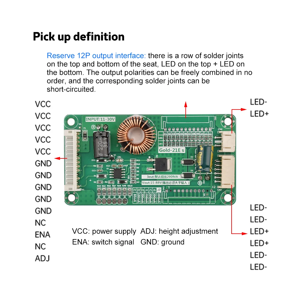 Universele 10-48 Inch Led Lcd Tv Constante Stroom Board Module Lcd Tv Backlight Constante Stroom Drive Booster Board module