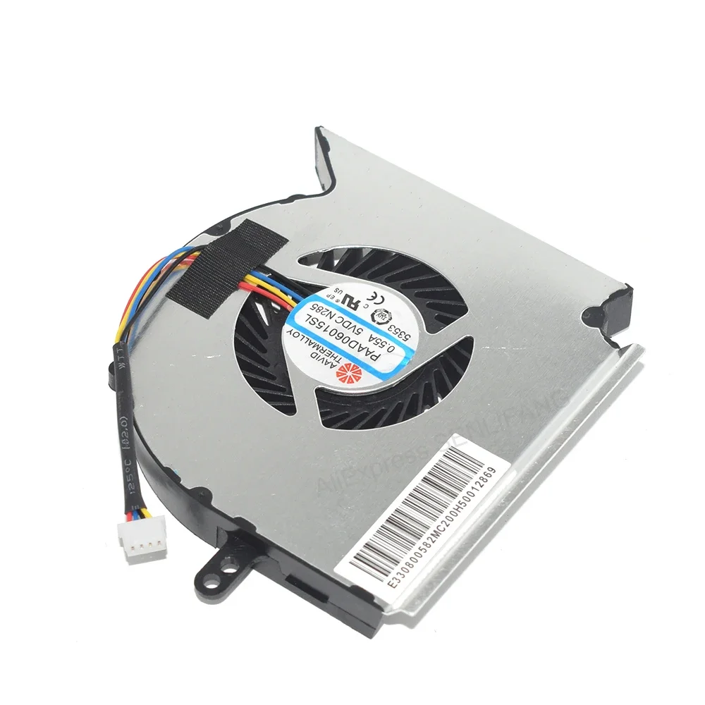 Ventilador de refrigeración para ordenador portátil, dispositivo para MSI GE75, GP75, GL75, GP63, GV63, GE73, GL73VR, nuevo, DC5V, 0.55A, 4 pines