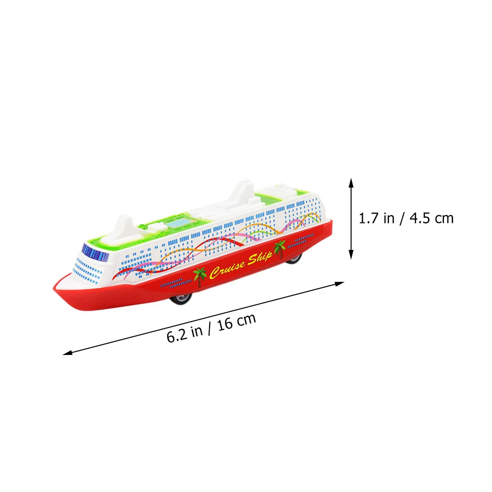 10 Pcs Cruise Toy Ship Pull Back Model Children’s Toys Cars for Toddlers 1-3 The Childrens