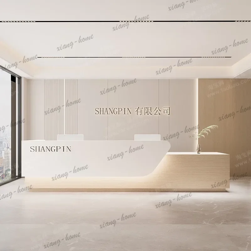 LS140 160 180 200 220 240 260 280 300cm Customer center Modern Minimalism reception desk escritorios de computadora furniture