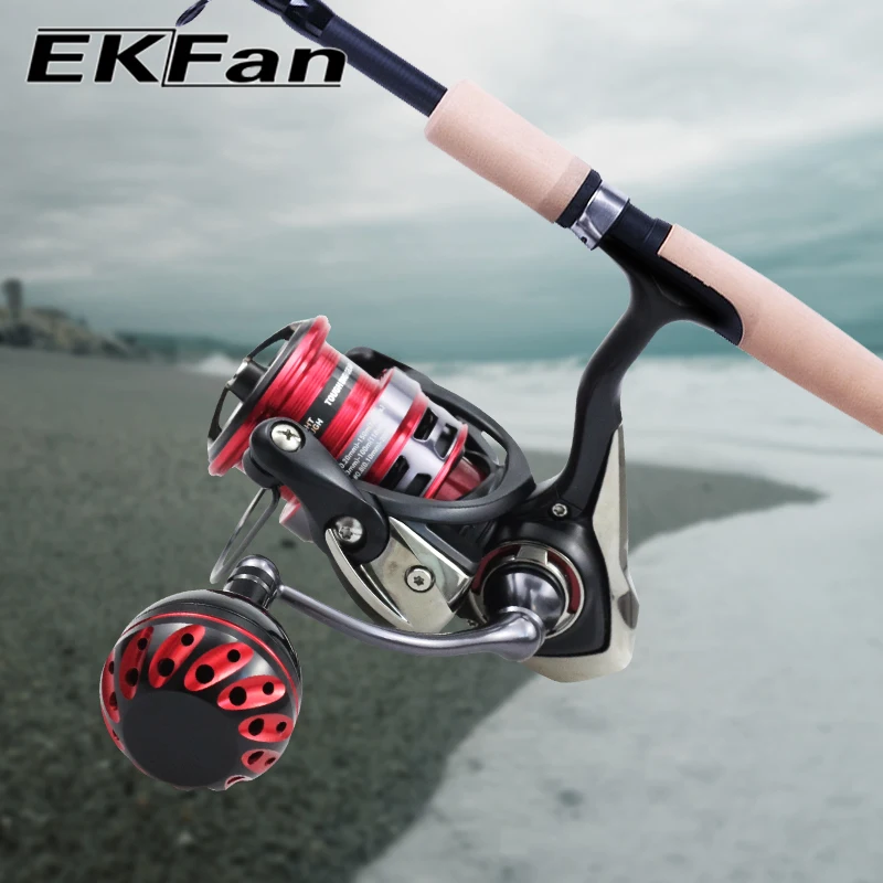 EKFan 32/35/38mm Angelrollenknopf aus Aluminiumlegierung für A/S/D mit Lagern, 4mm Schaft, Spinnrolle, Baitcasting-Rolle, DIY-Werkzeug – Detail 11