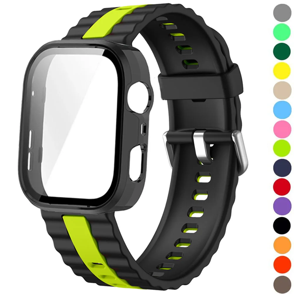 

Silicone Strap+PC Case for Huawei Watch Fit 4/Fit 4 Pro Intelligent Bracelet Parts for Huawei Watch Fit 3 Watch Protective Shell