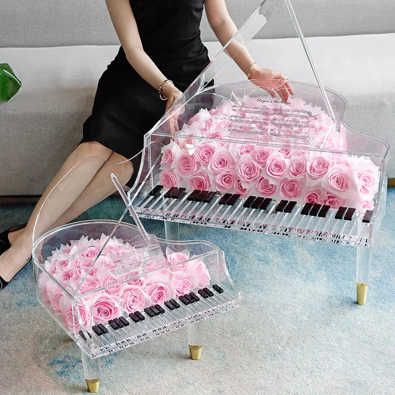 

eternal flower real flower high-end light luxury gift box ornament marriage proposal birthday gift for girlfriend girl