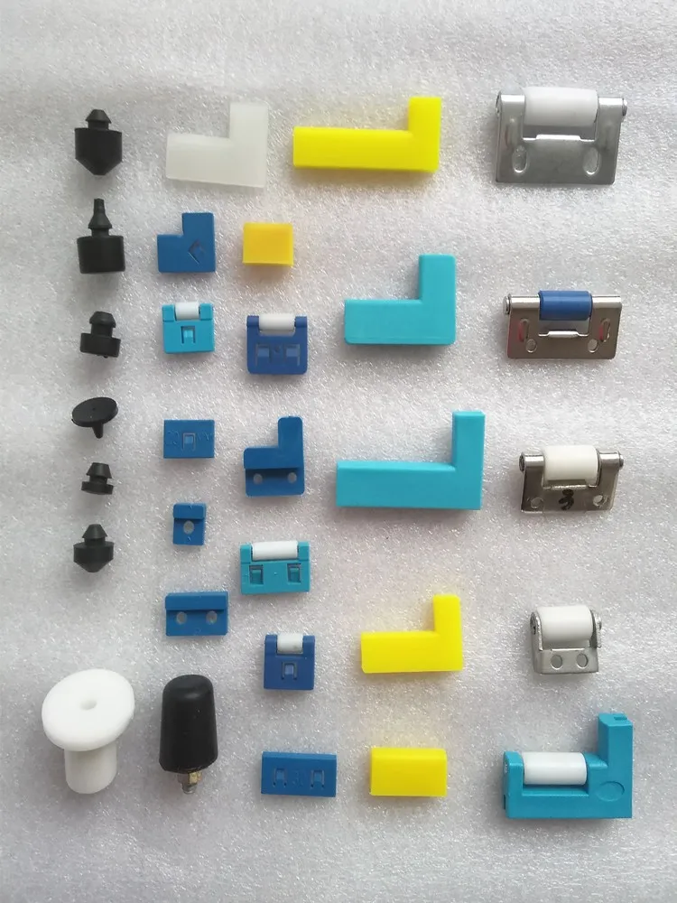 CNC bellows cover seven-shaped pulley, copper roller, straight nylon slider