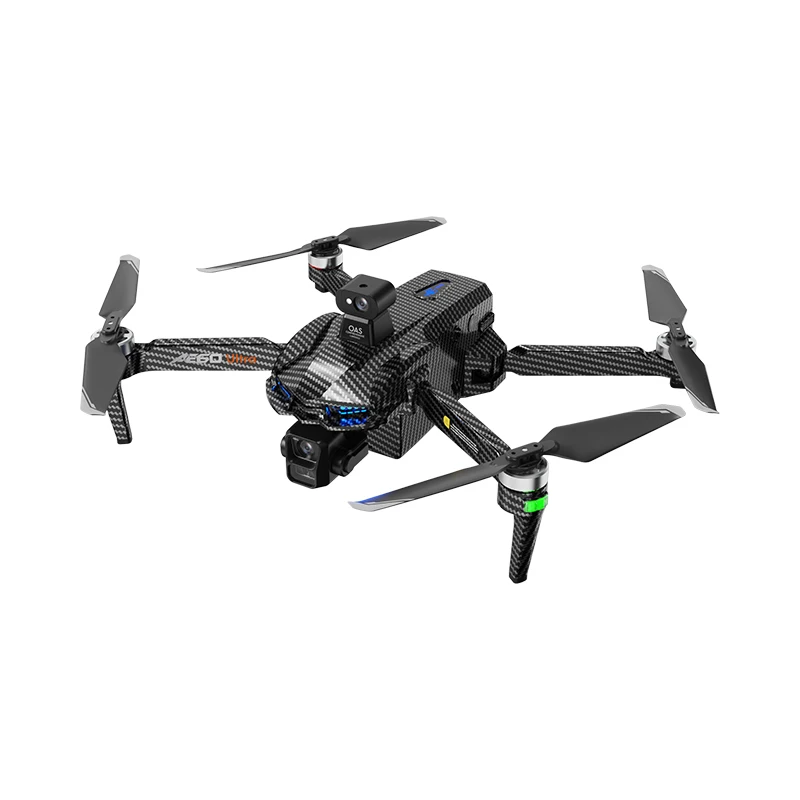 AE60 ألياف الكربون RC كوادكوبتر مع نظام Gimbal ثلاثي المحاور للتحكم عن بعد بدون طيار بنقرة واحدة للإرجاع للتصوير الفوتوغرافي
