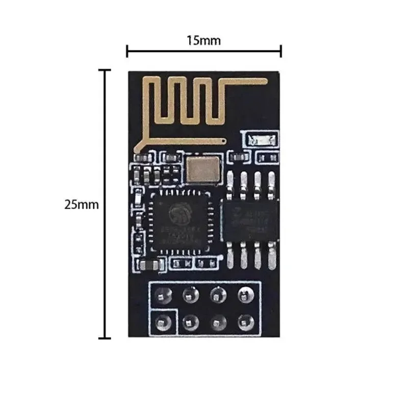 10 Stück ESP8266 ESP-01 ESP-01S Seriell zu WIFI Modul Transceiver Empfänger Internet des drahtlosen Moduls