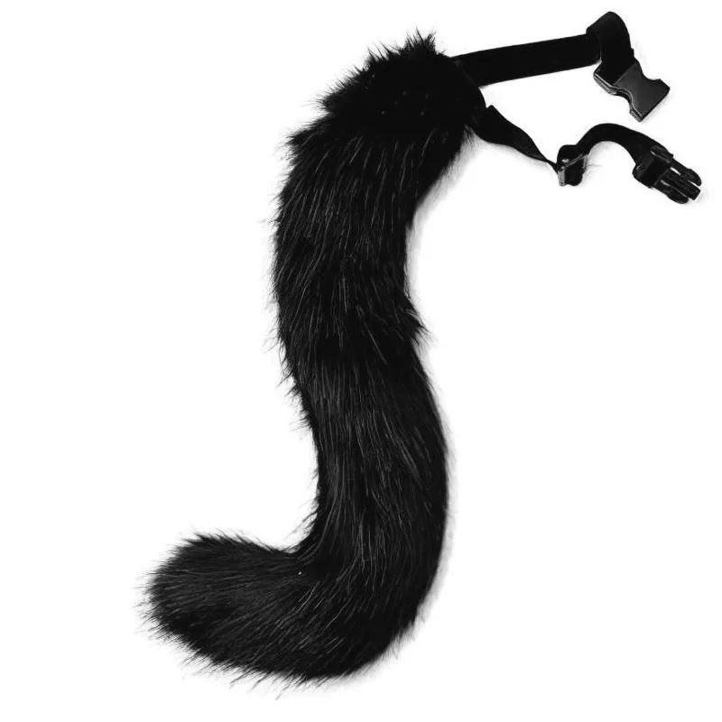 New! high quality For Props Cat Fox Plush Tails Role Play Halloween PartyAccessories Anime Animal Tail Cosplay Costumes image 3