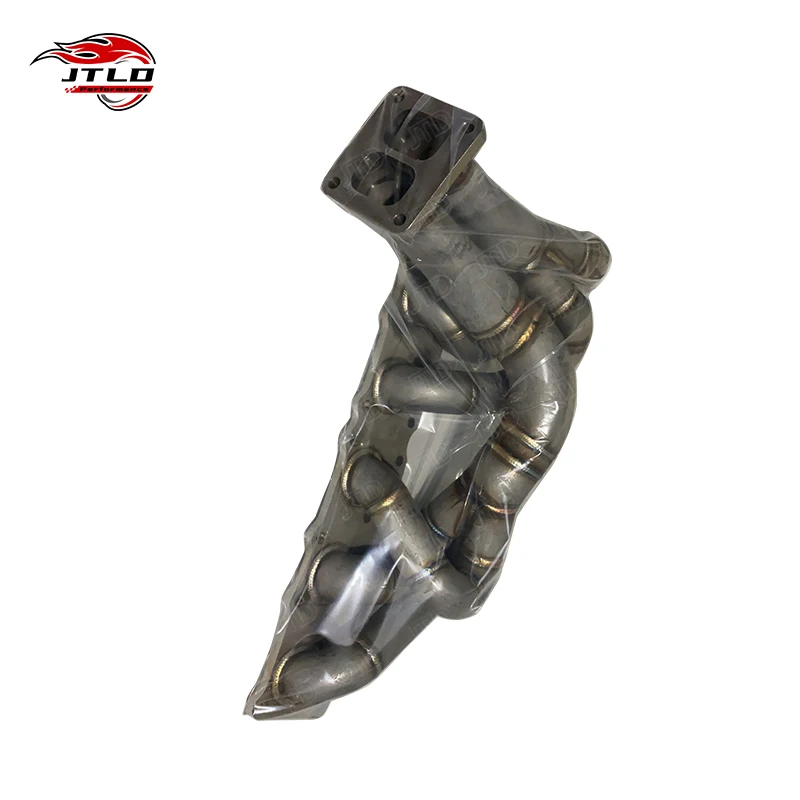 

Высокопроизводительный турбовыпускной коллектор из нержавеющей стали SUS304 N54 T4 с двойной прокруткой для автомобилей 335xi/535i/Z4