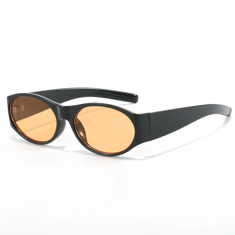 

Classic Oval Popular Sunglasses Women New Thick Frame Wide Leg Sun Glasses Female Advanced UV Protection Fashion Sunglasses