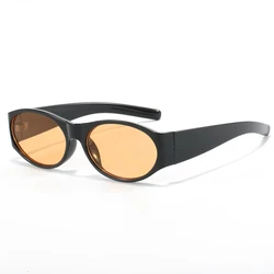 Classic Oval Popular Sunglasses Women New Thick Frame Wide Leg Sun Glasses Female Advanced UV Protection Fashion Sunglasses